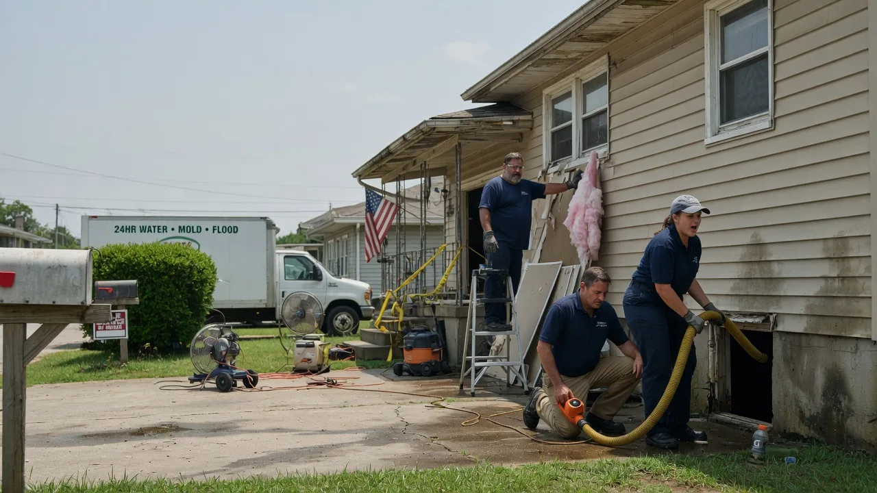 Water Damage Repair in Evangeline, LA near me